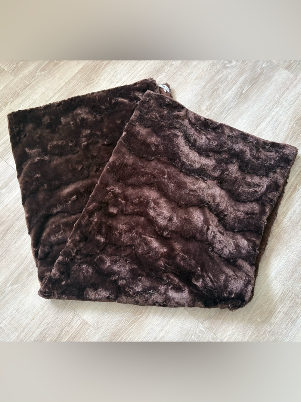 💥2/$33💥 Indigo Plush Faux Fur Throw Blanket